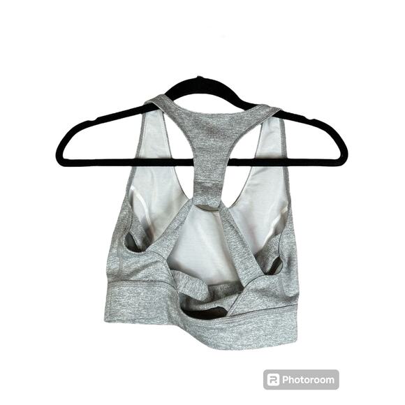 Free People Movement Grey Sports Bra Light Synergy Yoga Crop Top Size Small - Picture 2 of 7